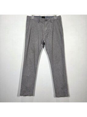 J Crew Pants Mens 31X30 Gray 484 Slim Linen Blend Chinos Preppy Office